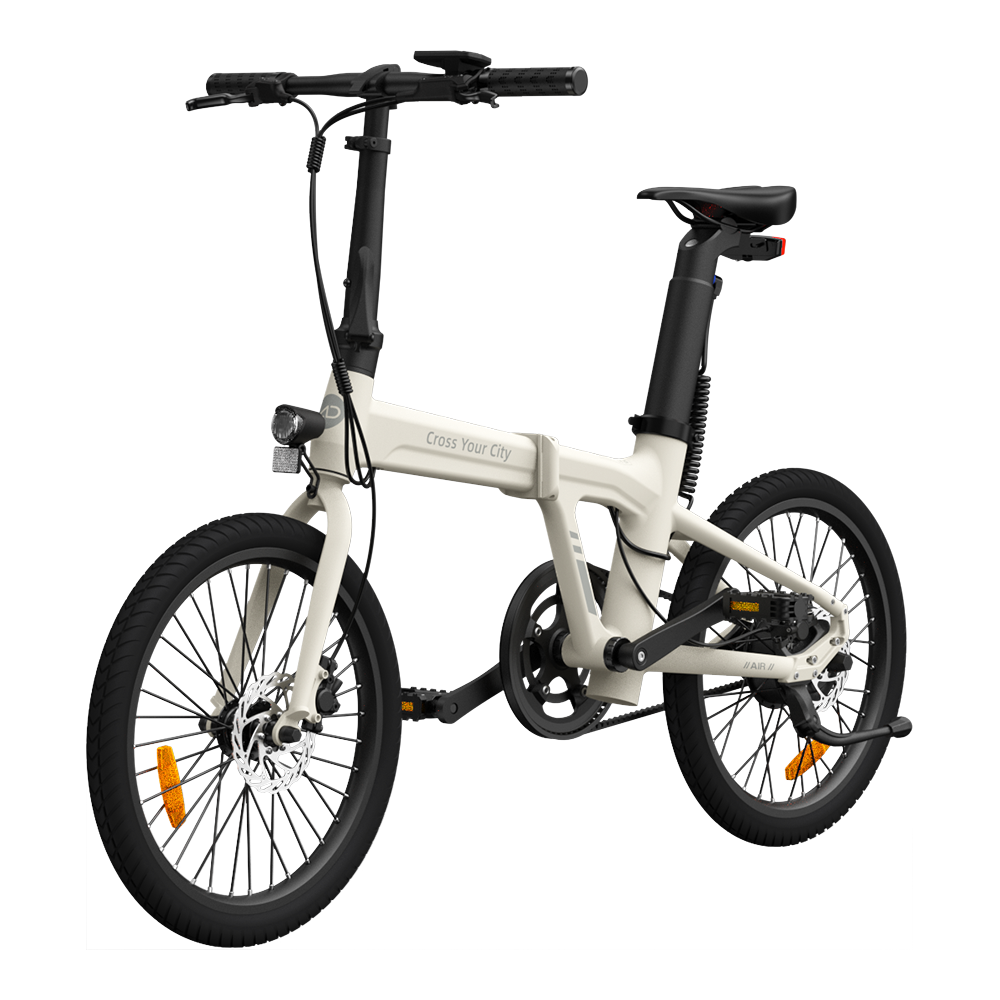 Bicicleta eléctrica A9, bicicleta eléctrica plegable ultraligera de 20  pulgadas, marco ligero, faro LED, estilo deportivo, bicicleta eléctrica  para